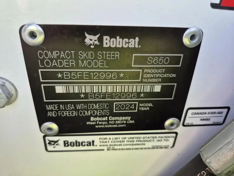 2024 Bobcat S650 photo 6