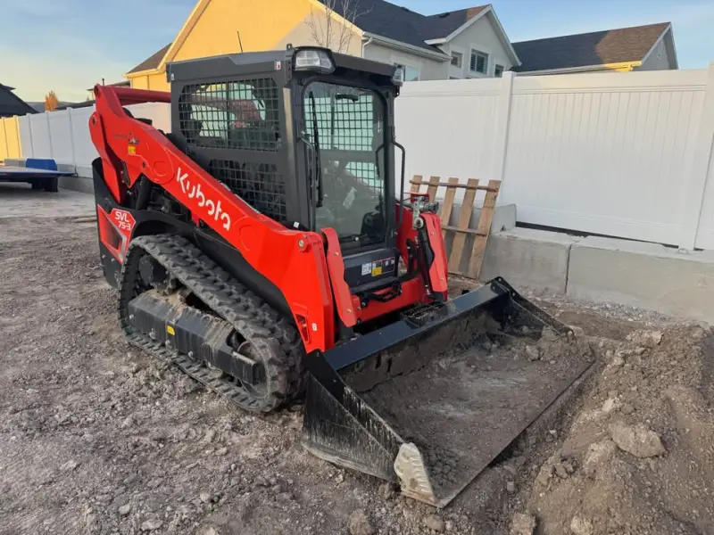 2025 Kubota SVL75-3 Track Loader and Tilt Deck Trailer photo 3
