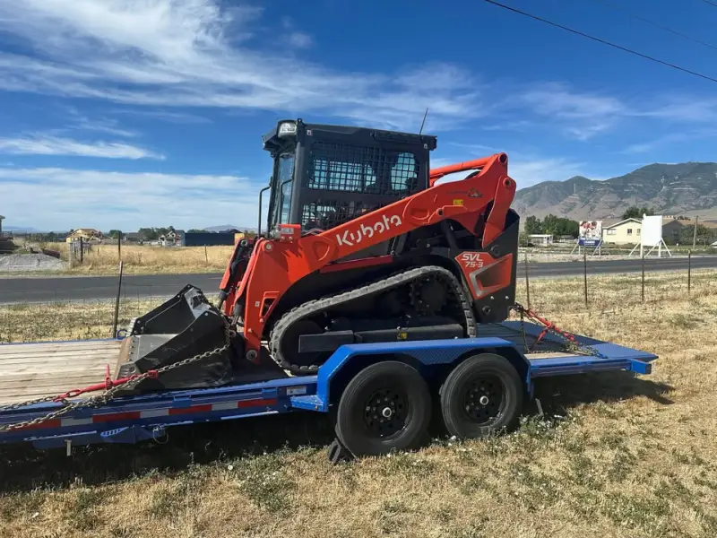 2025 Kubota SVL75-3 Track Loader and Tilt Deck Trailer photo 2
