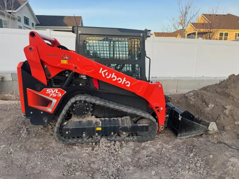 2025 Kubota SVL75-3 Track Loader and Tilt Deck Trailer photo 6